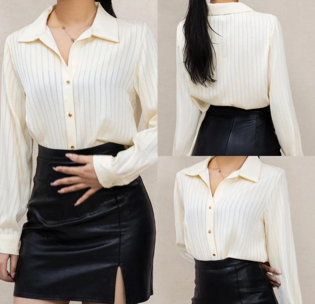 Chemise Crème